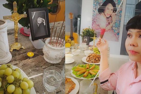 Việt Hương làm giỗ đầu cho Chí Tài, hé lộ chuyện khiến chị gái cô hối hận