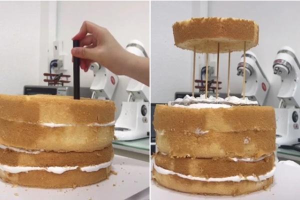 Cảnh làm bánh sinh nhật khiến nhiều người phải giật mình-1