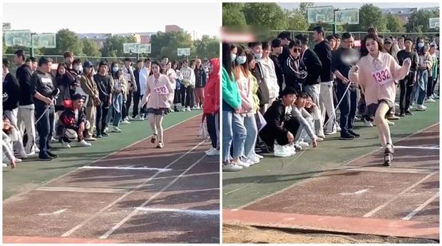 Mặc váy ngắn học thể dục, nữ sinh gặp kết không thể fail hơn-1