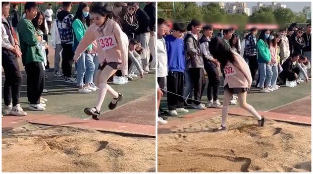 Mặc váy ngắn học thể dục, nữ sinh gặp kết không thể fail hơn-2