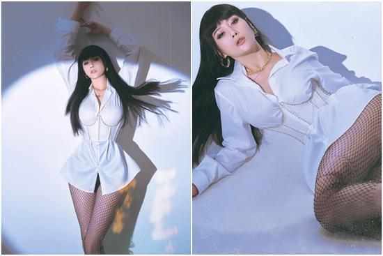 Phương Oanh ma mị như Phạm Băng Băng với mốt 'không quần'