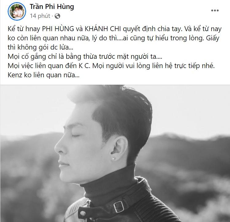 Vì sao Phi Hùng đột ngột công bố ly hôn Lâm Khánh Chi?-2