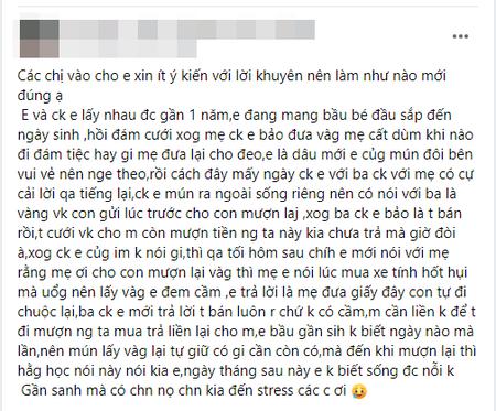 Nhờ mẹ chồng giữ hộ vàng cưới, lúc đòi lại bà nói mà điếng người-1