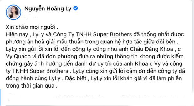 Phía Lyly phản pháo khi Châu Đăng Khoa ám chỉ xin lỗi cho có-1