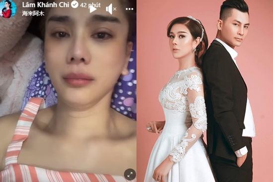 Chồng trẻ tuyên bố giải tán, Lâm Khánh Chi tiều tụy xác xơ