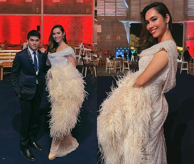 Đi cổ vũ Kim Duyên, Hoàng My lồng lộn hơn cả giám khảo-7