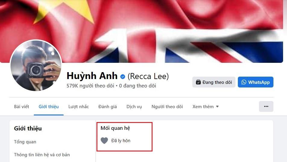 Huỳnh Anh phủ nhận bỏ vợ nhưng lại cài chế độ đã ly hôn?-3