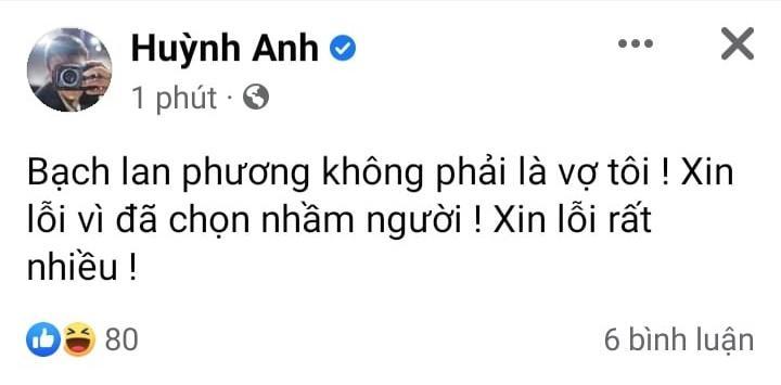 Huỳnh Anh phủ nhận bỏ vợ nhưng lại cài chế độ đã ly hôn?-4