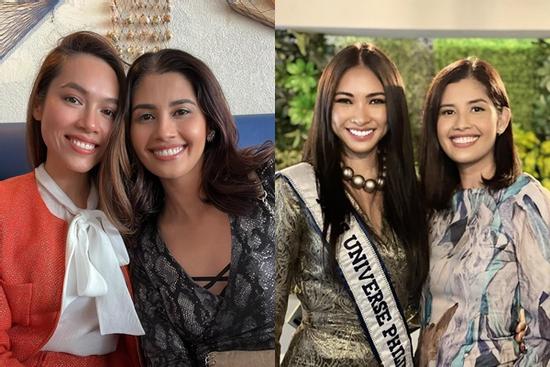 Hoàng My bất ngờ gặp bạn cũ Miss Universe, giờ rất quyền lực