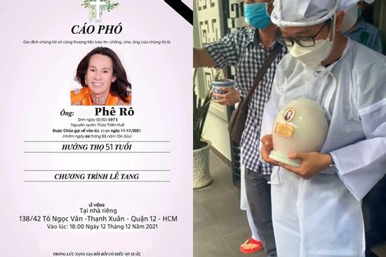 Bà xã đau buồn, con trai ôm tro cốt của ca sĩ Ngô Quốc Linh về nhà