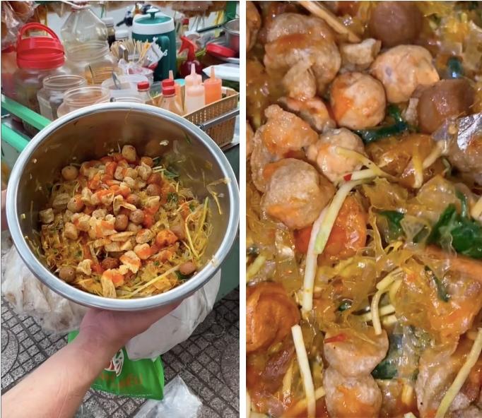 Mang thau đi mua bánh tráng trộn, cô nàng khiến chủ quán ngã ngửa-5