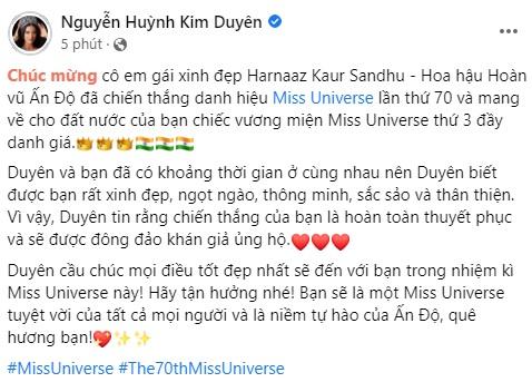 Kim Duyên có phục chiến thắng của tân Miss Universe?-5