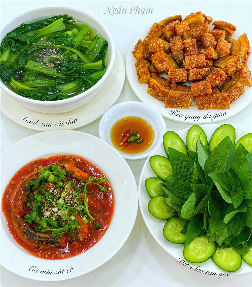 Vợ miền Tây chia sẻ loạt mâm cơm cho 2 người cực hao cơm-3