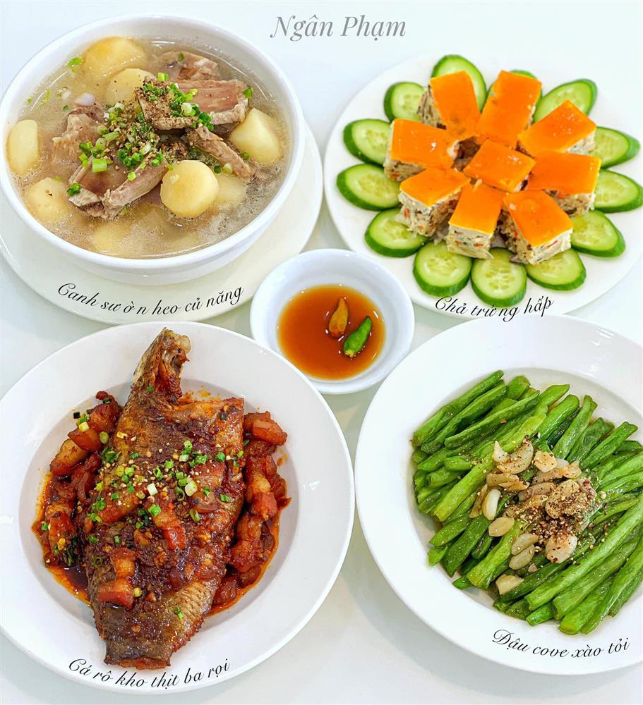 Vợ miền Tây chia sẻ loạt mâm cơm cho 2 người cực hao cơm-5