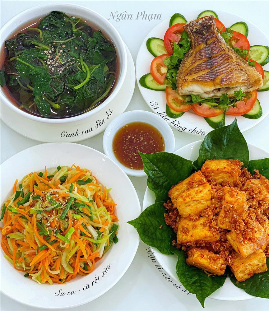 Vợ miền Tây chia sẻ loạt mâm cơm cho 2 người cực hao cơm-10