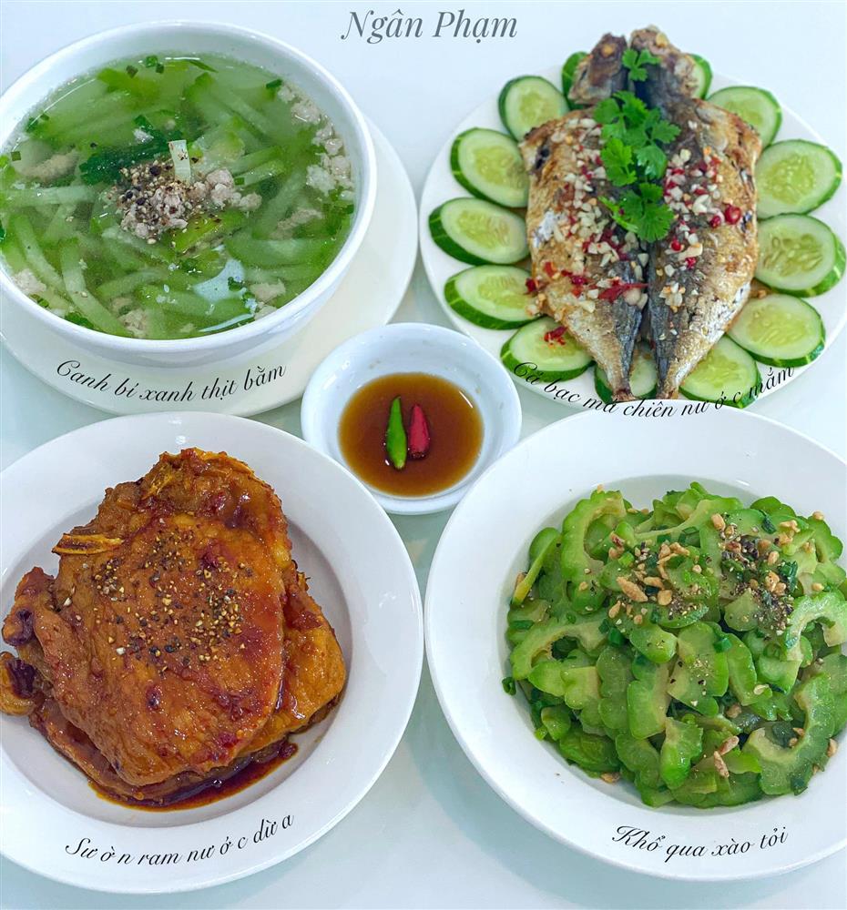 Vợ miền Tây chia sẻ loạt mâm cơm cho 2 người cực hao cơm-12