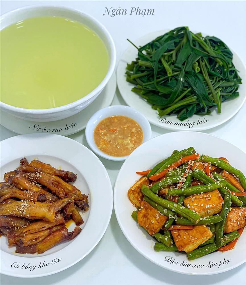 Vợ miền Tây chia sẻ loạt mâm cơm cho 2 người cực hao cơm-13