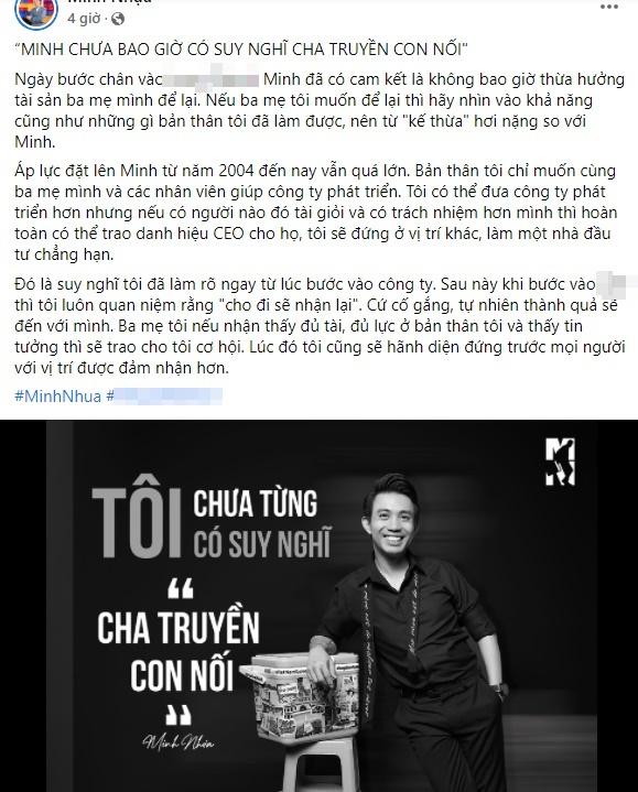 Minh Nhựa bất ngờ tuyên bố không thừa kế tài sản bố mẹ-1