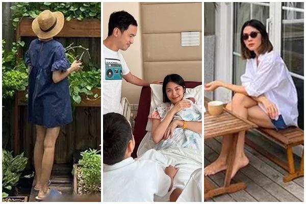 Hà Tăng tái xuất sau sinh lần 3: Vóc dáng mẹ bỉm nuột khó tin-9