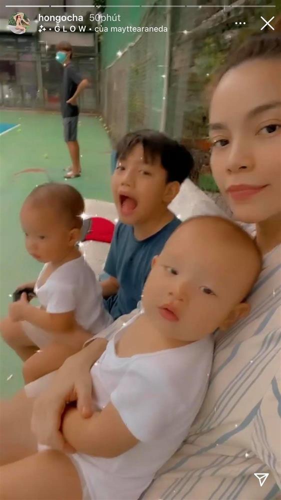 6 năm sòn sòn 3 bé, Tăng Thanh Hà nhập hội mẹ đông con-6