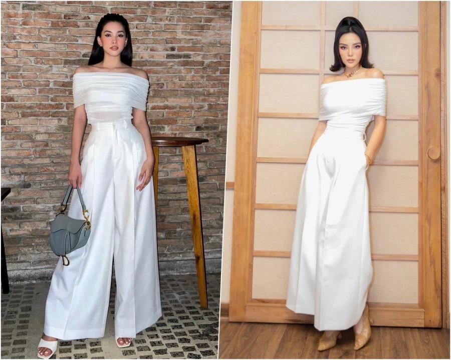 Kỳ Duyên và Tiểu Vy cân não khi đụng hàng set đồ sang chảnh-5