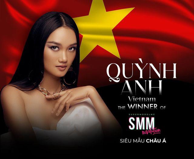 Tối ngày 13/12, đêm Chung kết SupermodelMe mùa thứ 6 đã chính thức diễn ra với sự tranh tài của 3 cô gái: Quỳnh Anh (Việt Nam) - Nikki (Philippines) và Hannah (Singapore).