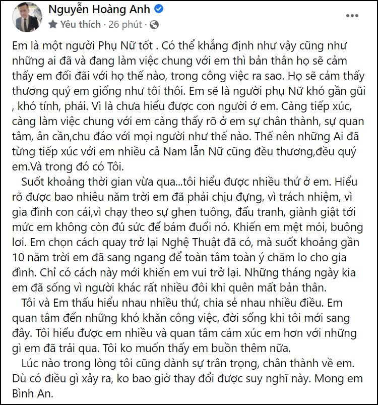 Hoàng Anh gửi Thắm Bebe tâm thư giữa cáo buộc ngoại tình-2