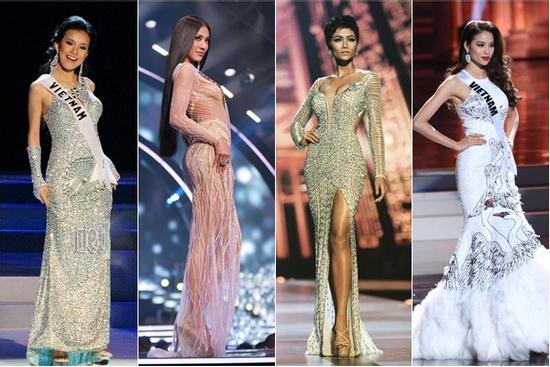 14 mỹ nhân thi Miss Universe: 5 intop, H'Hen Niê đỉnh chóp