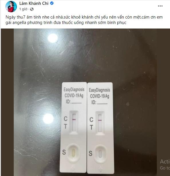 Có thật Lâm Khánh Chi âm tính Covid nhờ thuốc Angela Phương Trinh tặng?-1