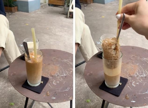 Bắt giải thích hiện tượng lạ trong ly cà phê, cô gái bị dân mạng mắng mỏ-1