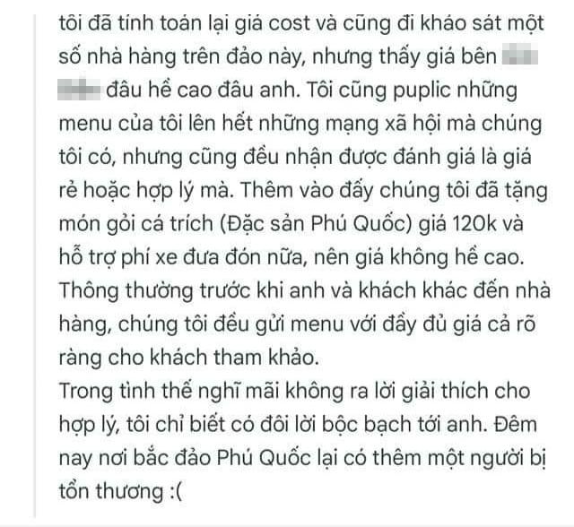 Bị khách chê đắt, chủ nhà hàng trả lời mượt như thủ khoa môn Văn-3