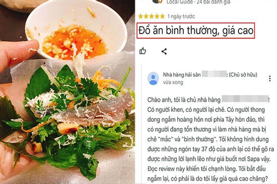 Bị khách chê đắt, chủ nhà hàng trả lời 'mượt' như thủ khoa môn Văn