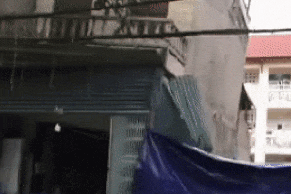 Cận cảnh hiện trường vụ sập nhà 3 tầng ở Lào Cai-5