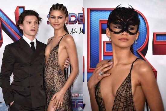 Zendaya hóa 'yêu tinh nhện' dự họp báo 'Spider-Man'