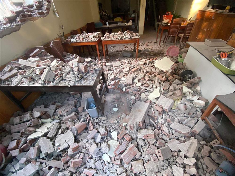 Cận cảnh hiện trường vụ sập nhà 3 tầng ở Lào Cai-4