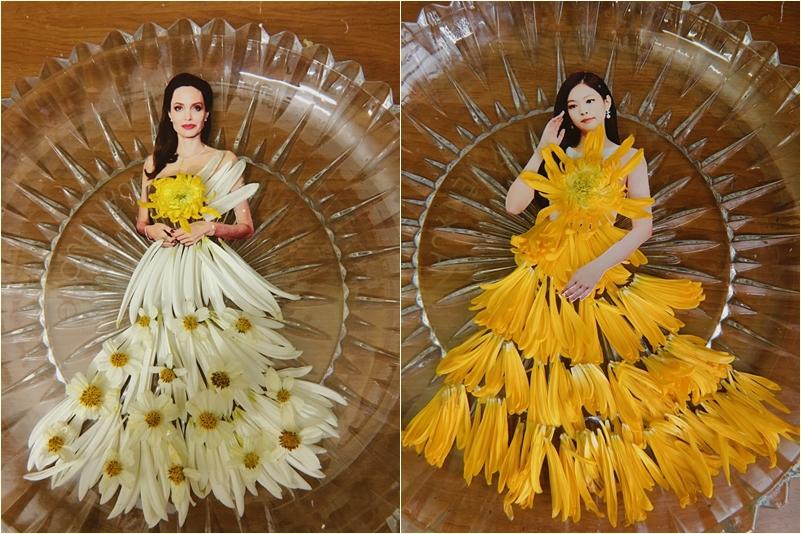 Độc lạ bộ sưu tập váy dạ hội từ rau củ, HHen Niê khen không tiếc lời-4