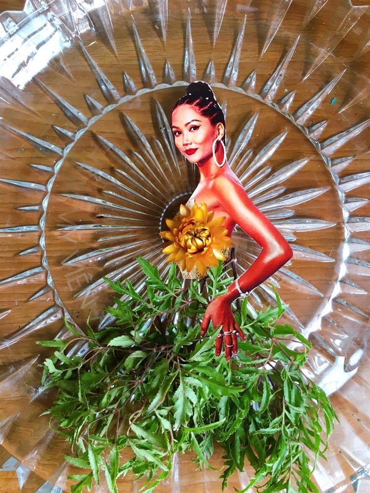 Độc lạ bộ sưu tập váy dạ hội từ rau củ, HHen Niê khen không tiếc lời-7