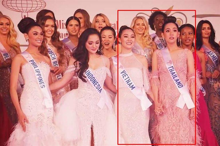 KHÓ TIN: Đại diện Việt Nam cứ đứng cạnh ai là người đó Hoa hậu-3