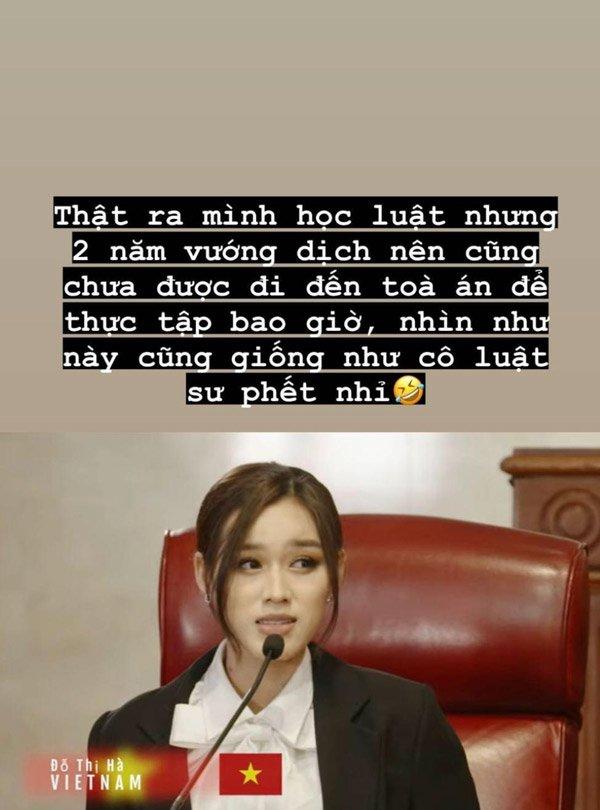 Đỗ Thị Hà đi thi Hoa hậu mà mặc đồ ngỡ luật sư?-3