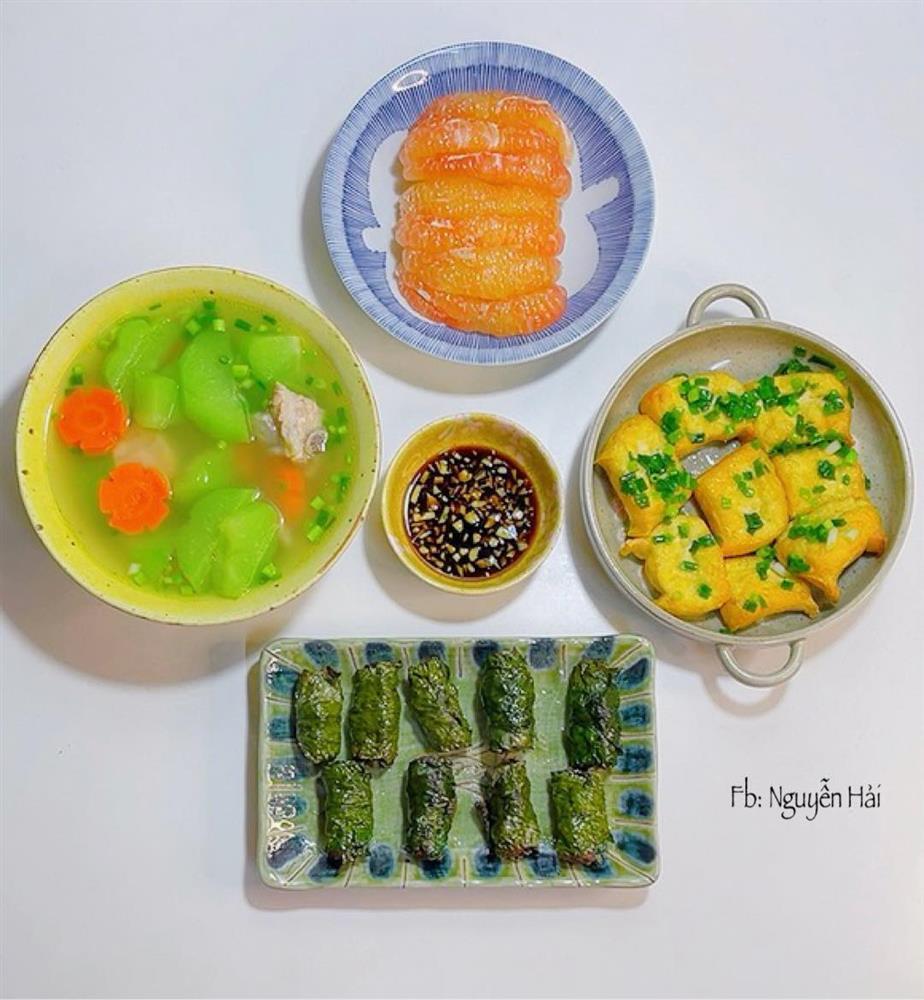 7 mâm cơm nhà siêu chất lượng, bữa đắt nhất còn chưa đến 100k-2
