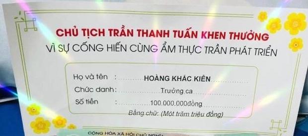 Xôn xao công ty ẩm thực thưởng Tết nhân viên trăm triệu đồng-2