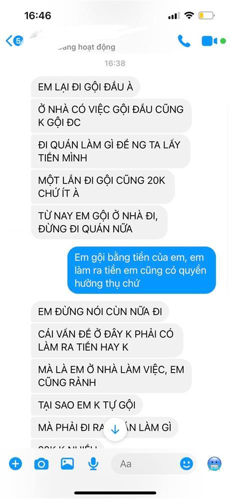 Gội đầu tiệm hết 20k, chồng ki bo mắng vợ chua ngoa hơn hàng cá-2