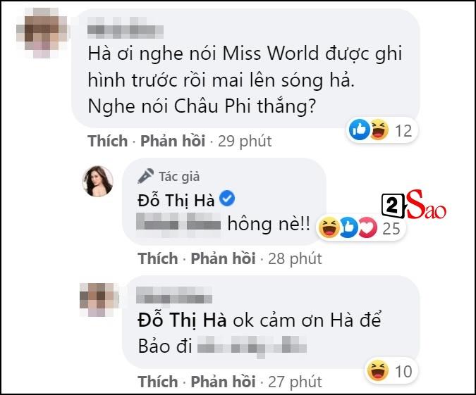 NÓNG: Đỗ Thị Hà đang thi chung kết, Châu Phi thắng Miss World?-3