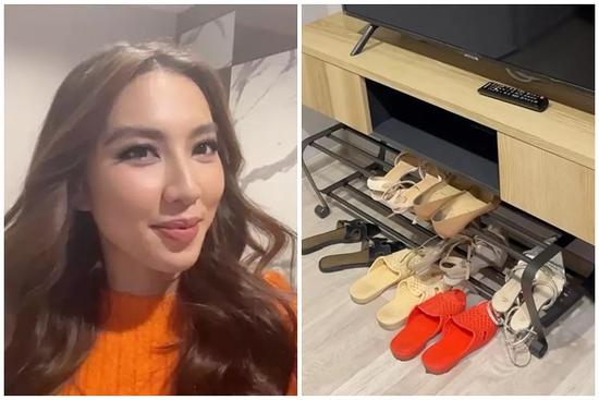 Cận cảnh căn hộ của Thùy Tiên ở Thái Lan, kệ dép tổ ong gây chú ý