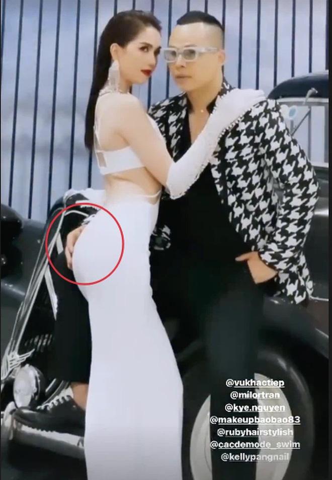 Vũ Khắc Tiệp tác động vật lý lên vòng 3 của Ngọc Trinh-3