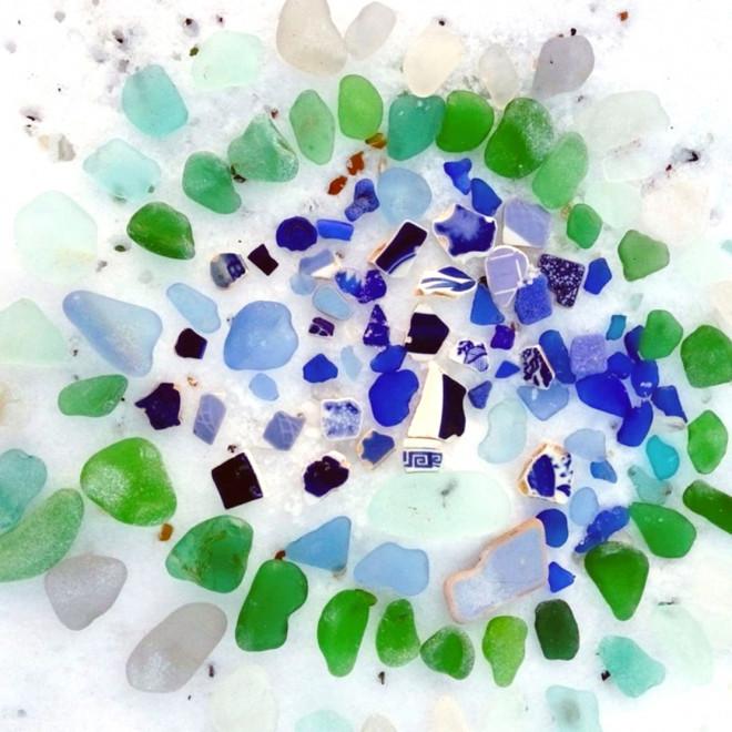 Bãi biển độc đáo lấp lánh hàng triệu viên đá thủy tinh ở vịnh Ussuri-8