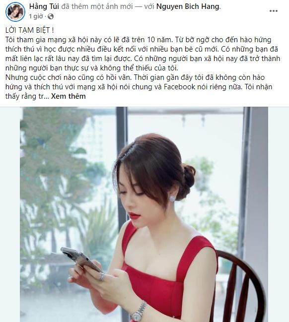 Hằng Túi tuyên bố dừng chơi Facebook: Chuyện gì đây?-1
