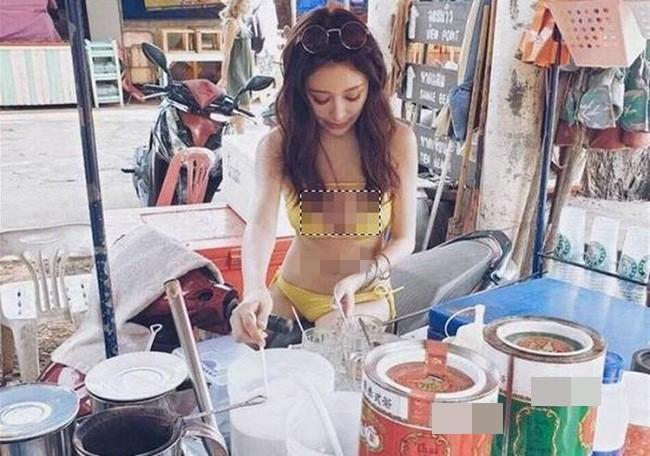 Gái xinh Thái Lan thi nhau mặc áo như sắp tụt hút khách hàng-11