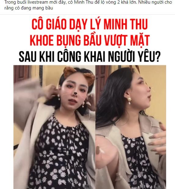 Động thái gây chú ý cô giáo Minh Thu giữa nghi vấn mang thai-1