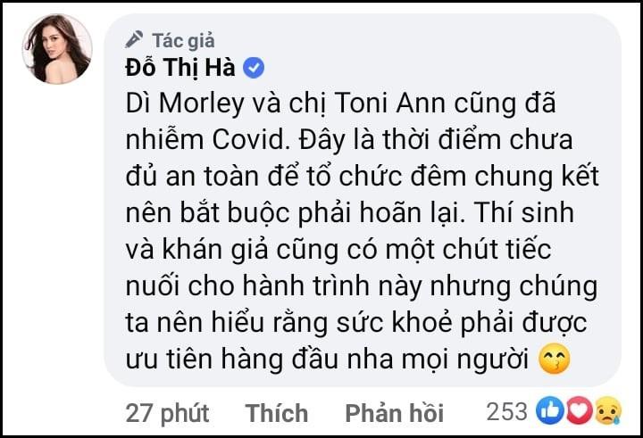 Đỗ Thị Hà xóa vội tin chủ tịch Miss World dương tính Covid-19-2